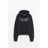MARTINE ROSE BLACK SHRUNKEN HOODIE